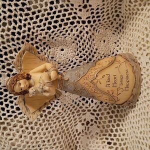 Angel with cat